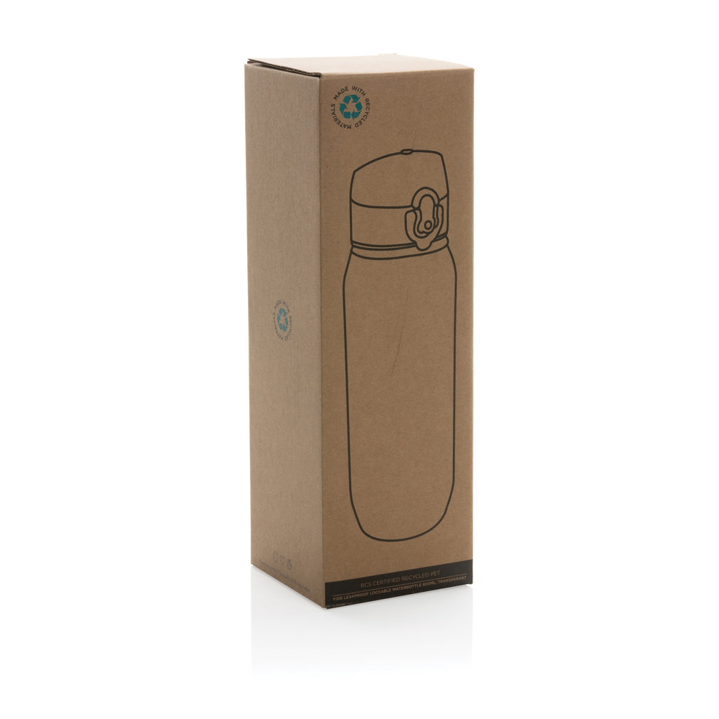 Botella de agua Yide antigoteo PET reciclado RCS 800 ml