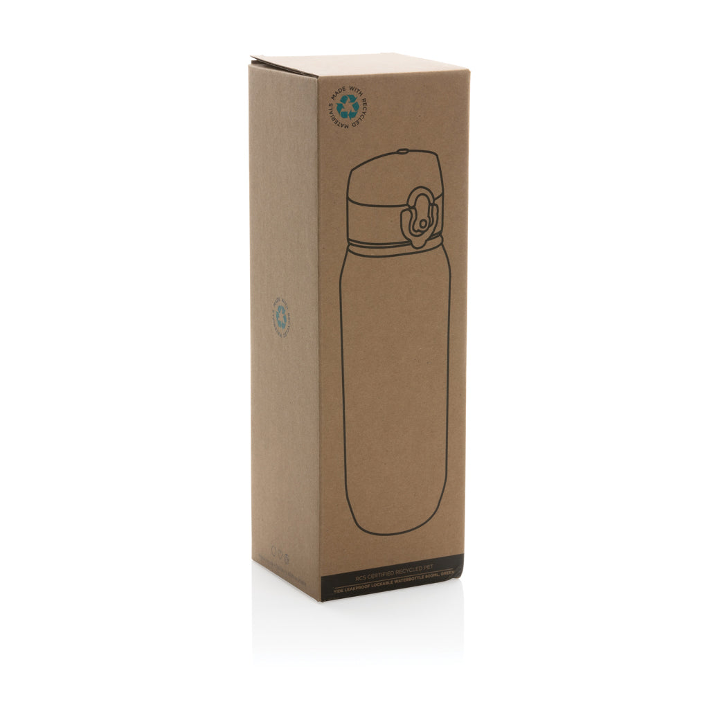 Botella de agua Yide antigoteo PET reciclado RCS 800 ml