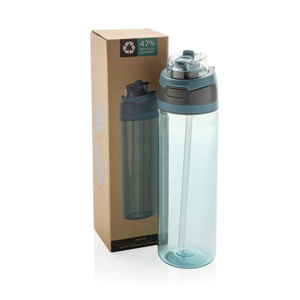 Botella de agua Omni Sip RCS RPET 800 ml