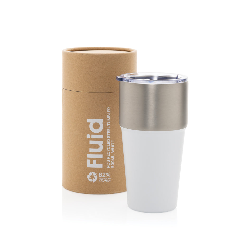 Vaso Fluid acero reciclado certificado RCS 500 ml