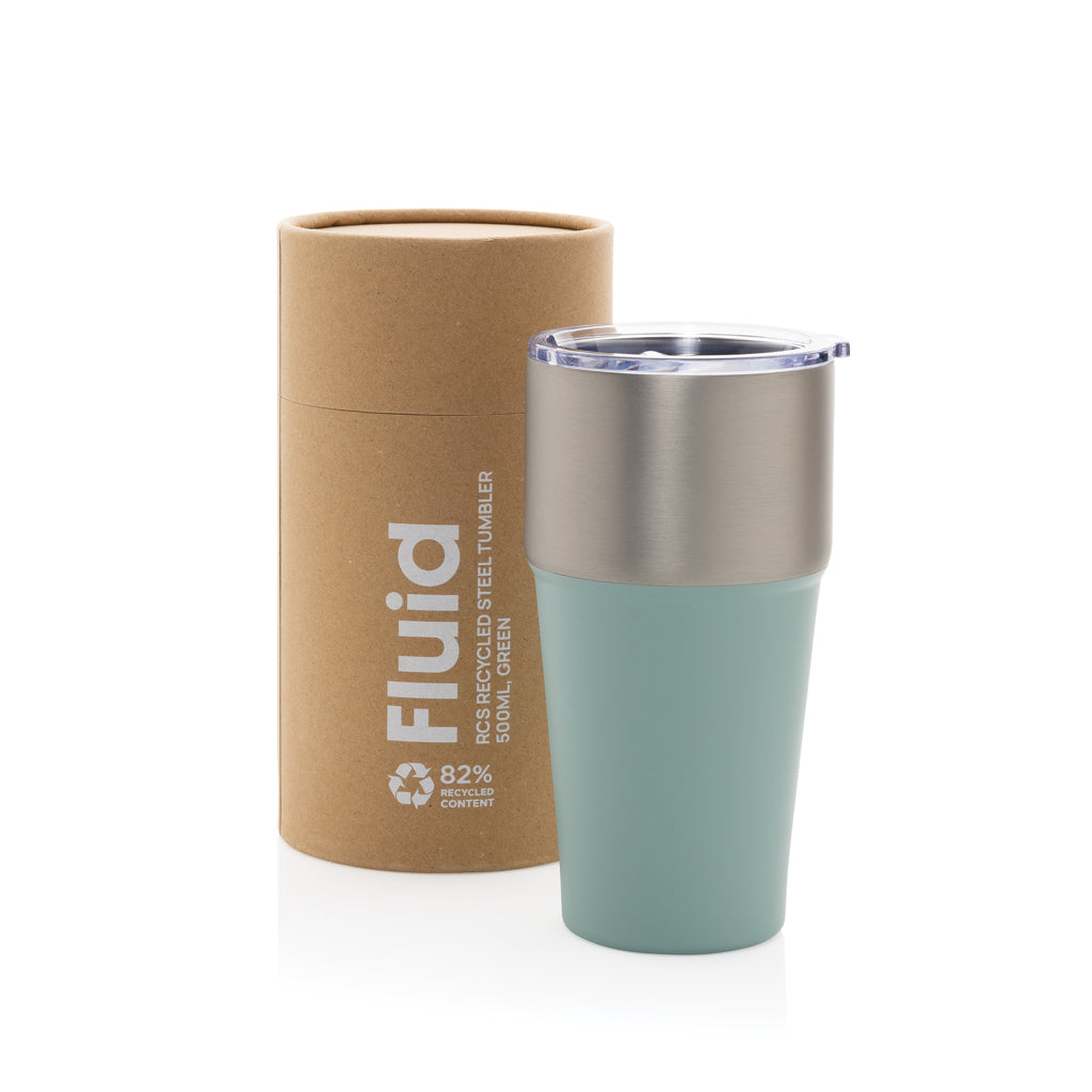 Vaso Fluid acero reciclado certificado RCS 500 ml