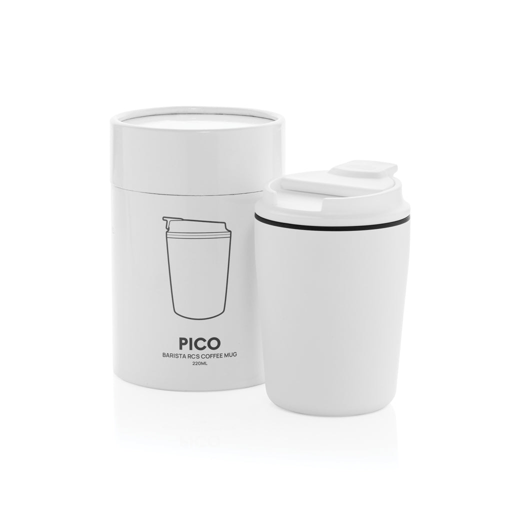 Taza café Pico Barista RCS 220 ml en caja de regalo tubular