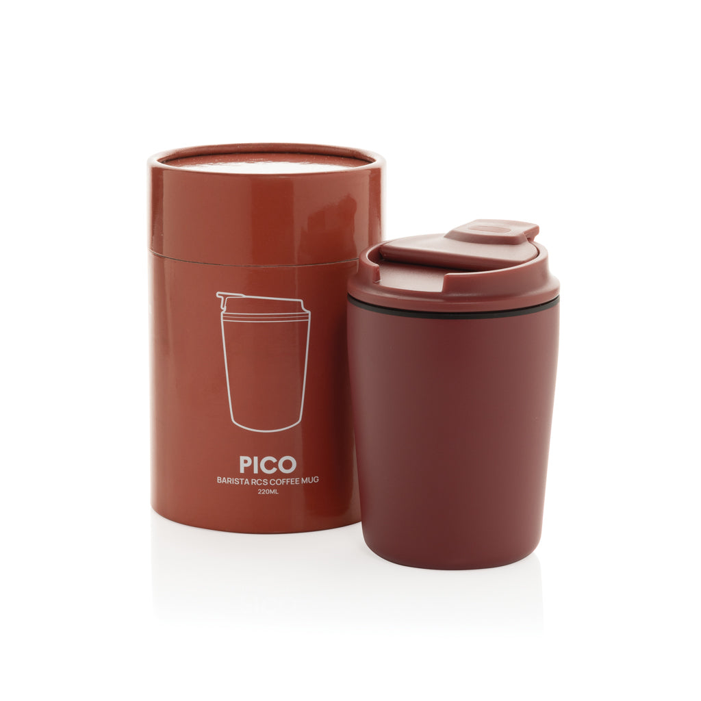 Taza café Pico Barista RCS 220 ml en caja de regalo tubular