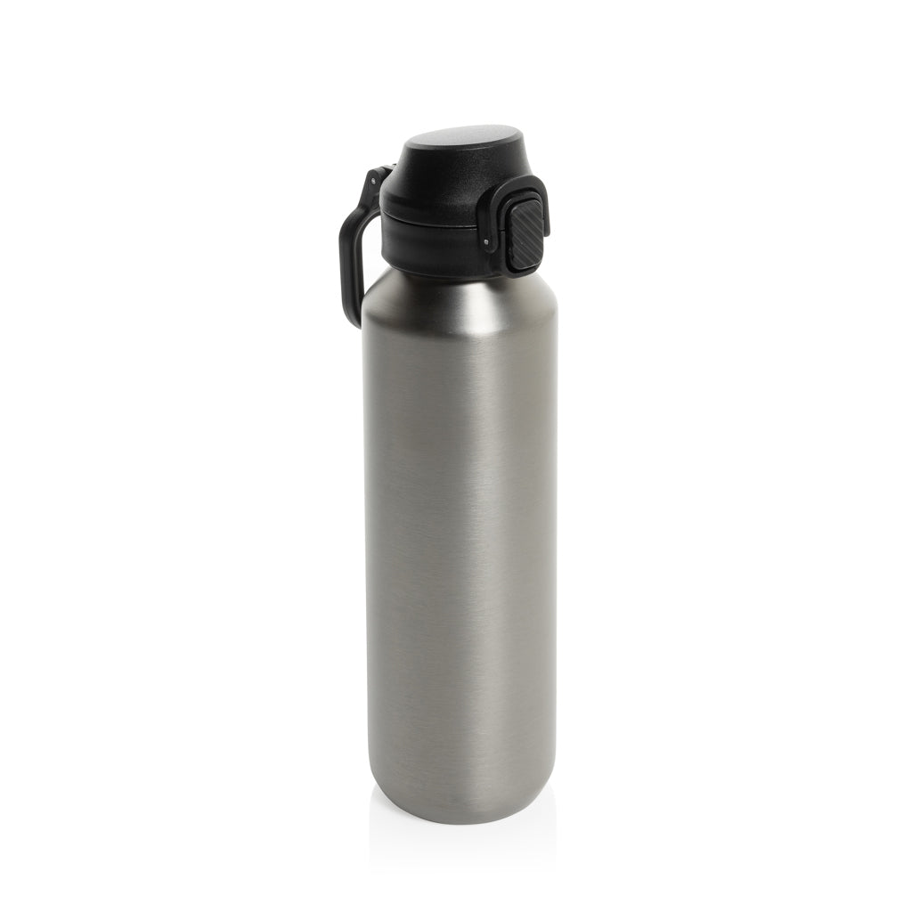 Botella deportiva con cierre de acero reciclado RCS, 600 ml