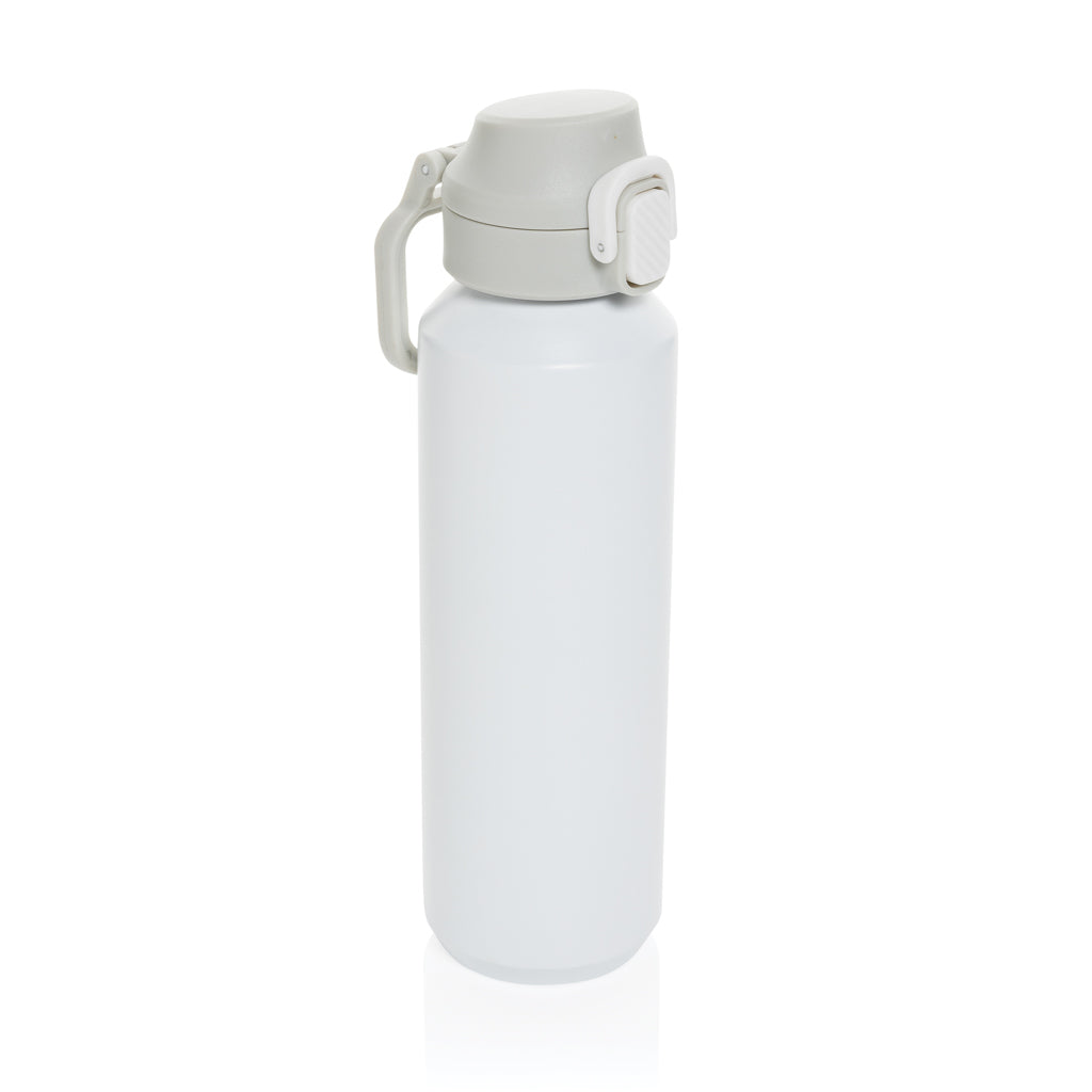 Botella deportiva con cierre de acero reciclado RCS, 600 ml