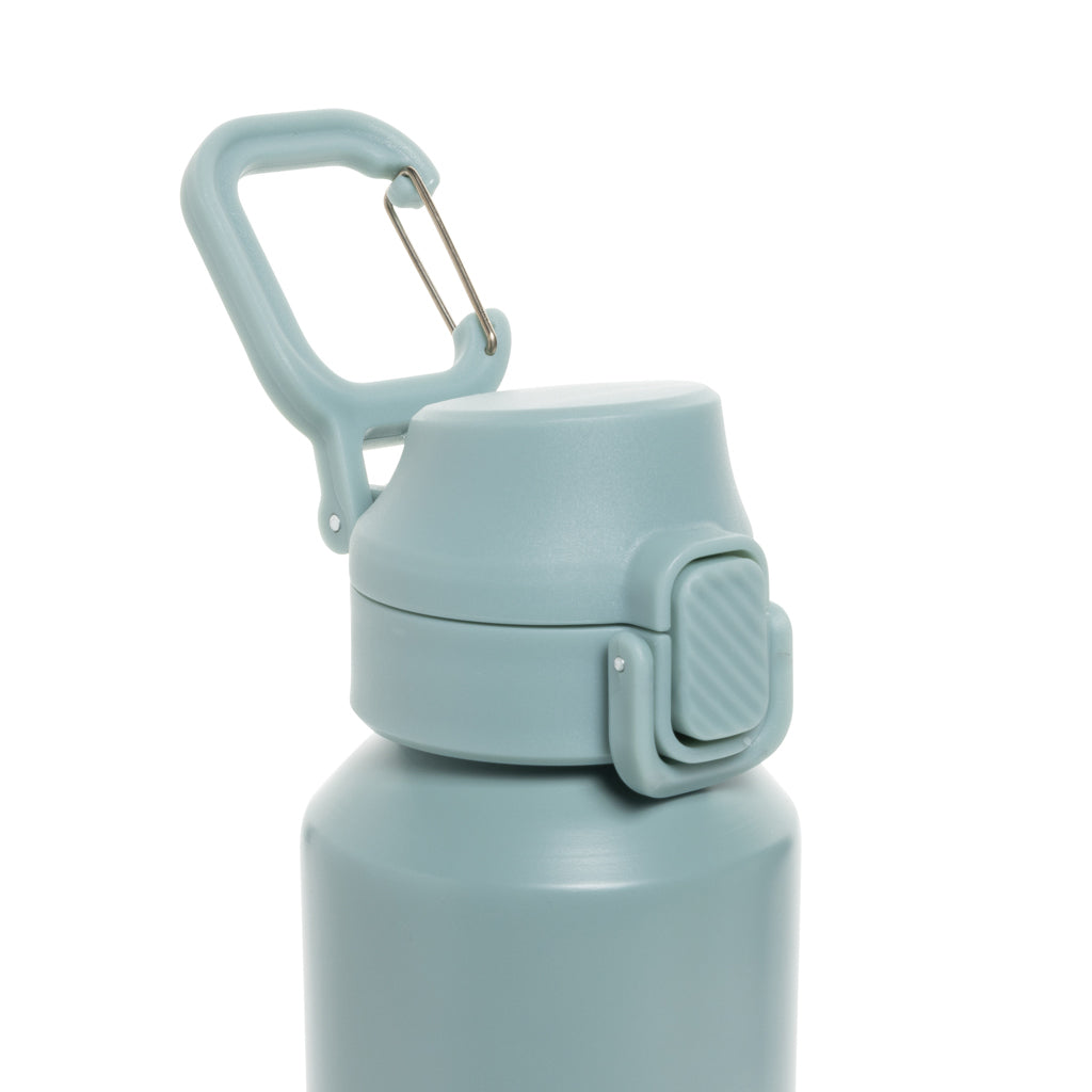 Botella deportiva con cierre de acero reciclado RCS, 600 ml