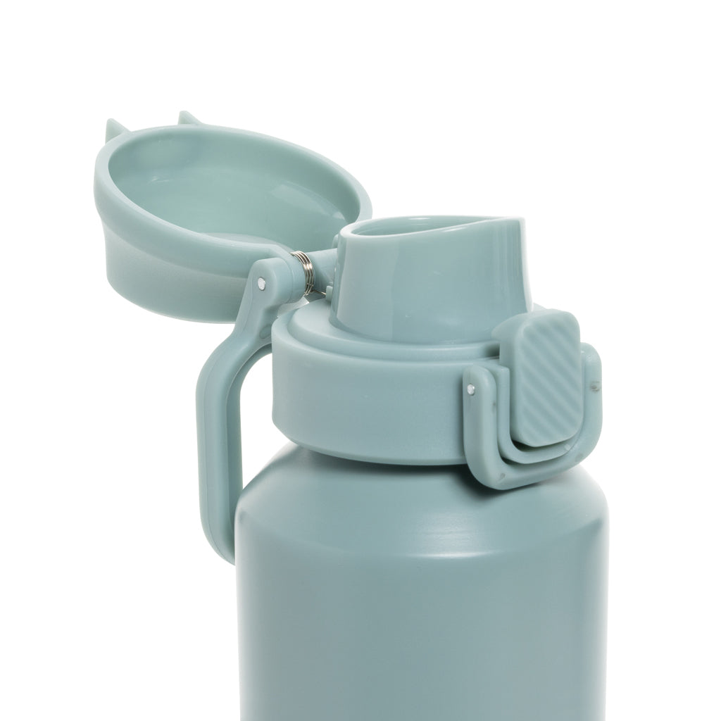 Botella deportiva con cierre de acero reciclado RCS, 600 ml