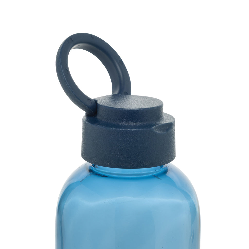 Botella de agua antigoteo Ripple RCS RPET con asa 75 ml