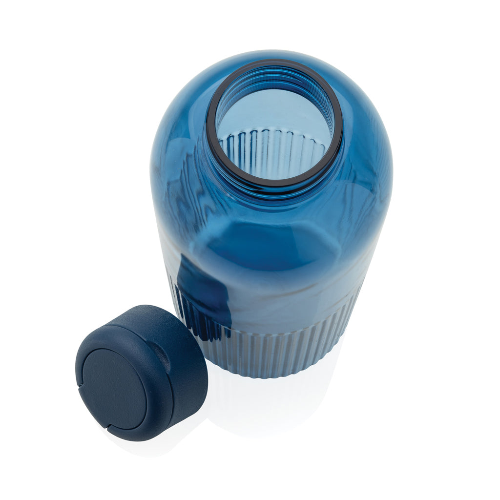 Botella de agua antigoteo Ripple RCS RPET con asa 75 ml