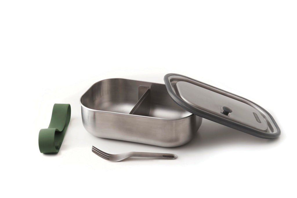 Tupper de acero inoxidable grande Black+Blum