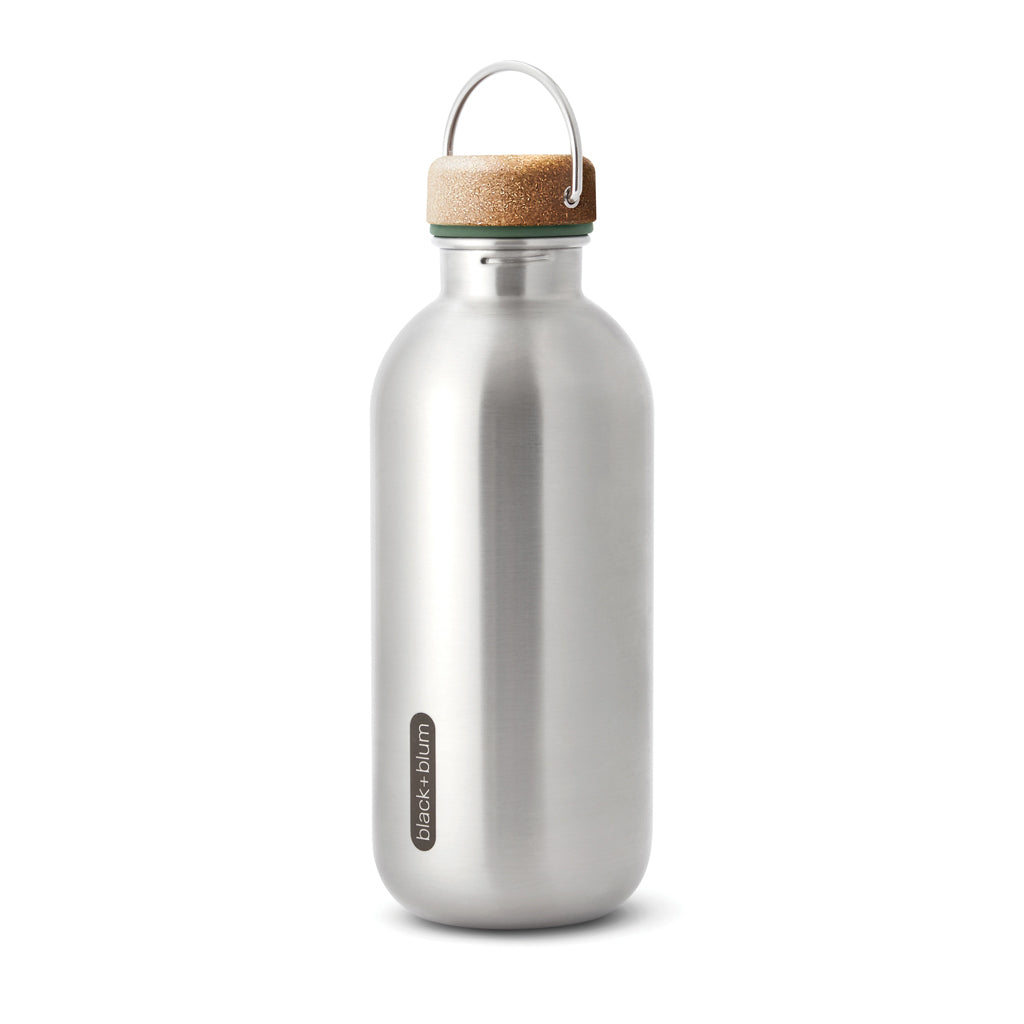 Botella de agua de acero Black+Blum 600ml