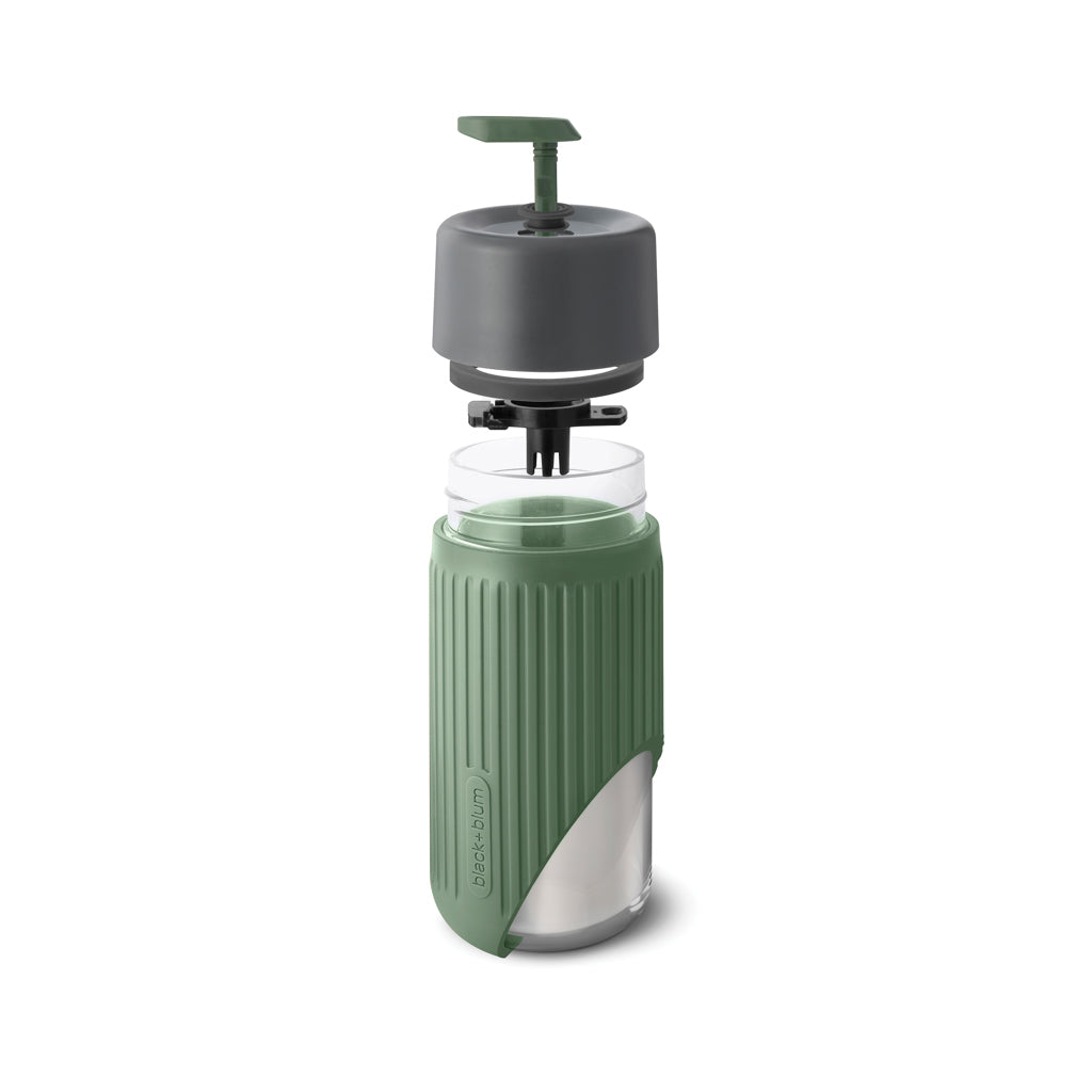 Vaso de vidrio Black+Blum de 340 ml