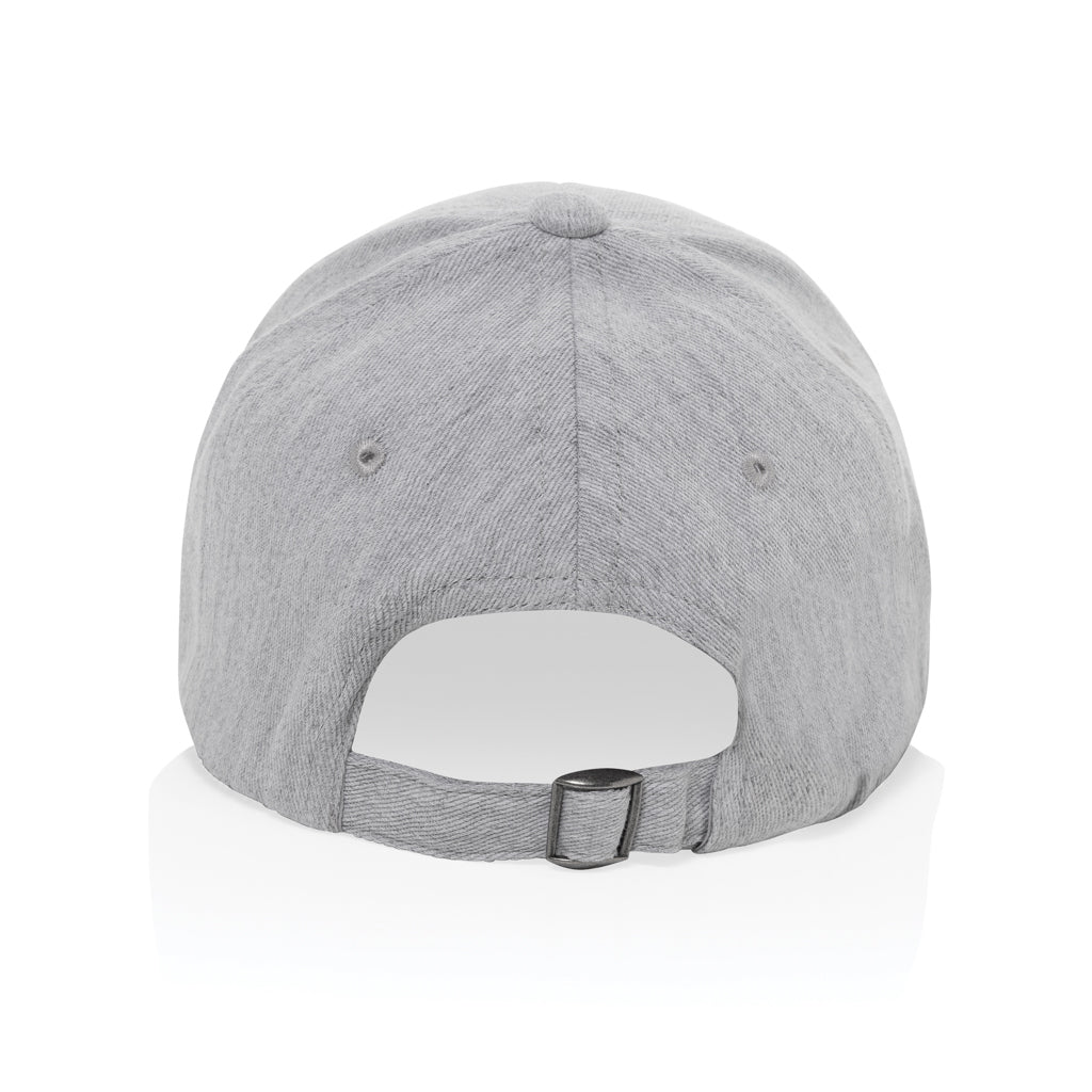 Gorra 6 paneles tejido jaspeado reciclado Milo AWARE™200 gr
