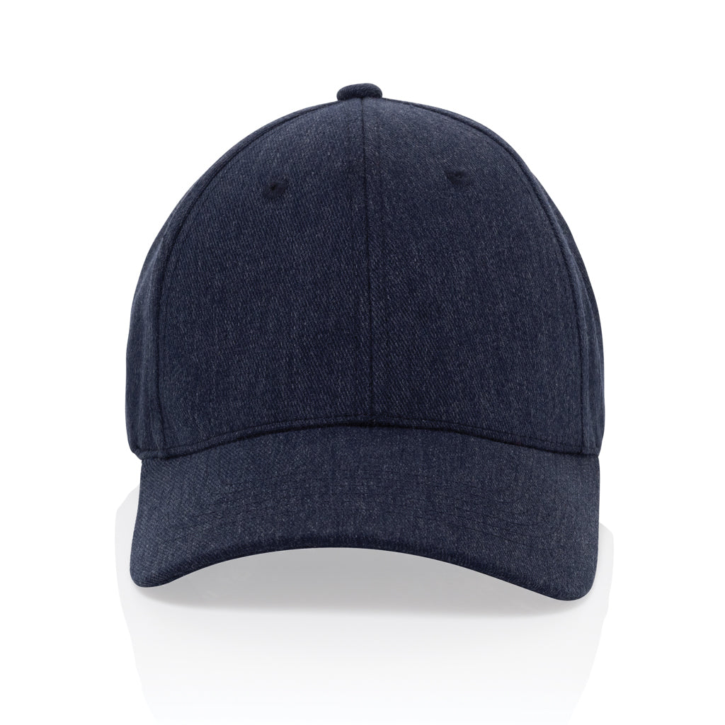 Gorra 6 paneles tejido jaspeado reciclado Milo AWARE™200 gr