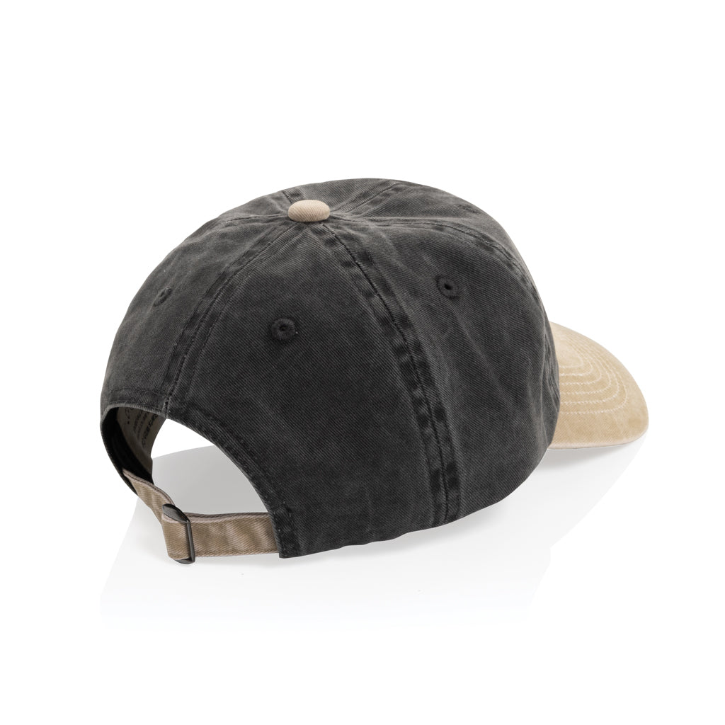 Gorra algodón bicolor 270 g/m² con 6 paneles BEAU AWARE™