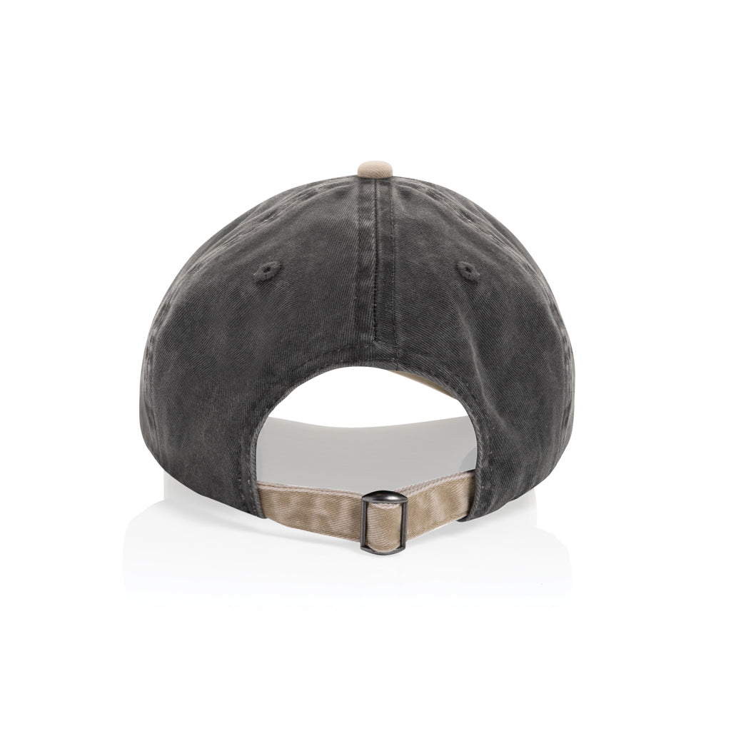 Gorra algodón bicolor 270 g/m² con 6 paneles BEAU AWARE™