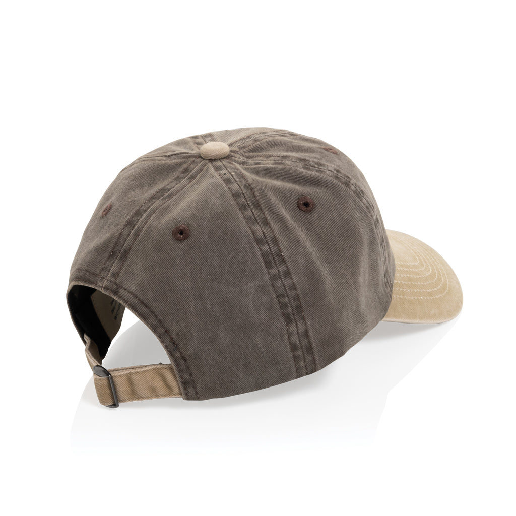 Gorra algodón bicolor 270 g/m² con 6 paneles BEAU AWARE™