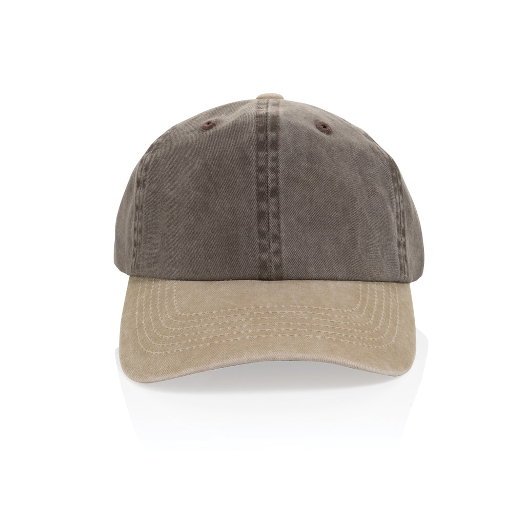 Gorra algodón bicolor 270 g/m² con 6 paneles BEAU AWARE™
