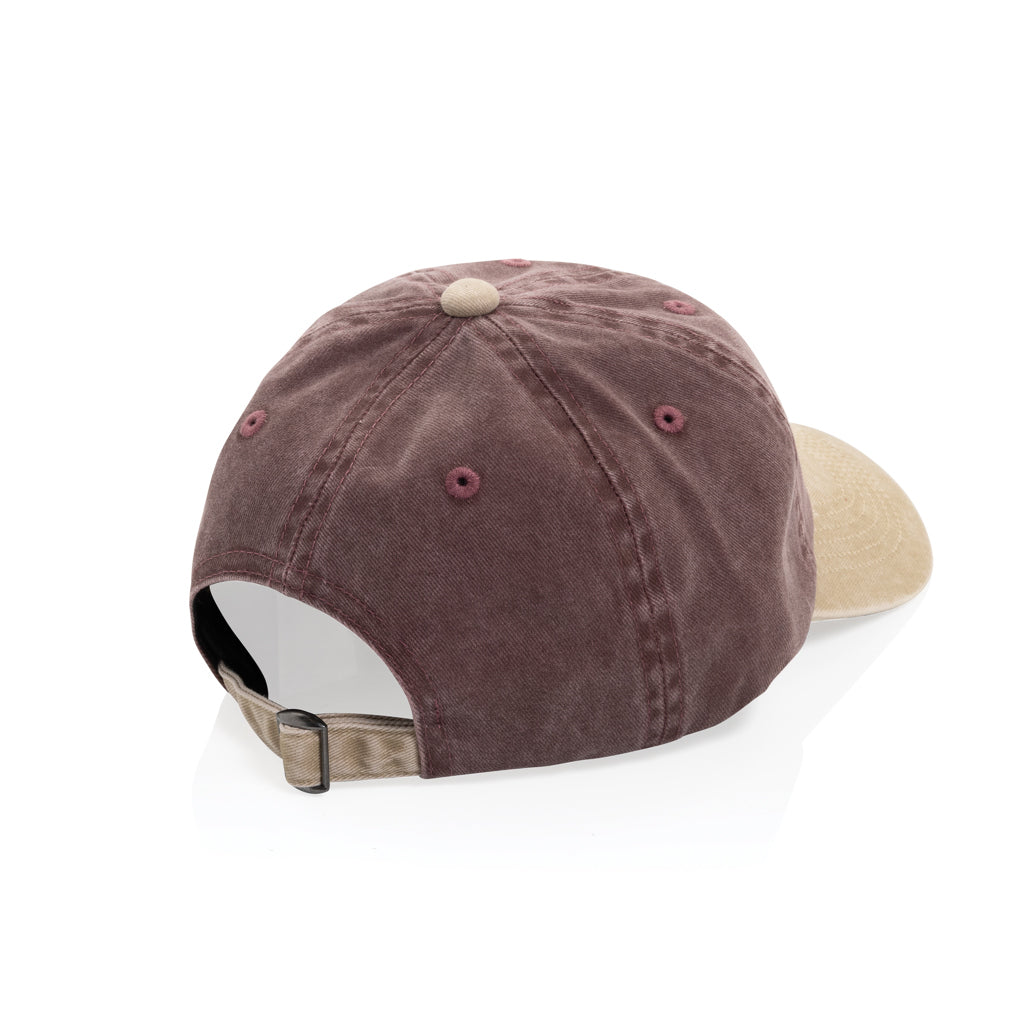 Gorra algodón bicolor 270 g/m² con 6 paneles BEAU AWARE™