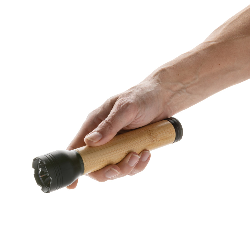 Linterna Lucid 5W bambú y