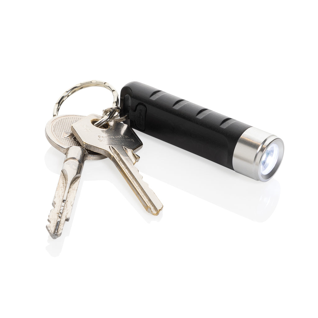 Linterna llavero recargable USB de
