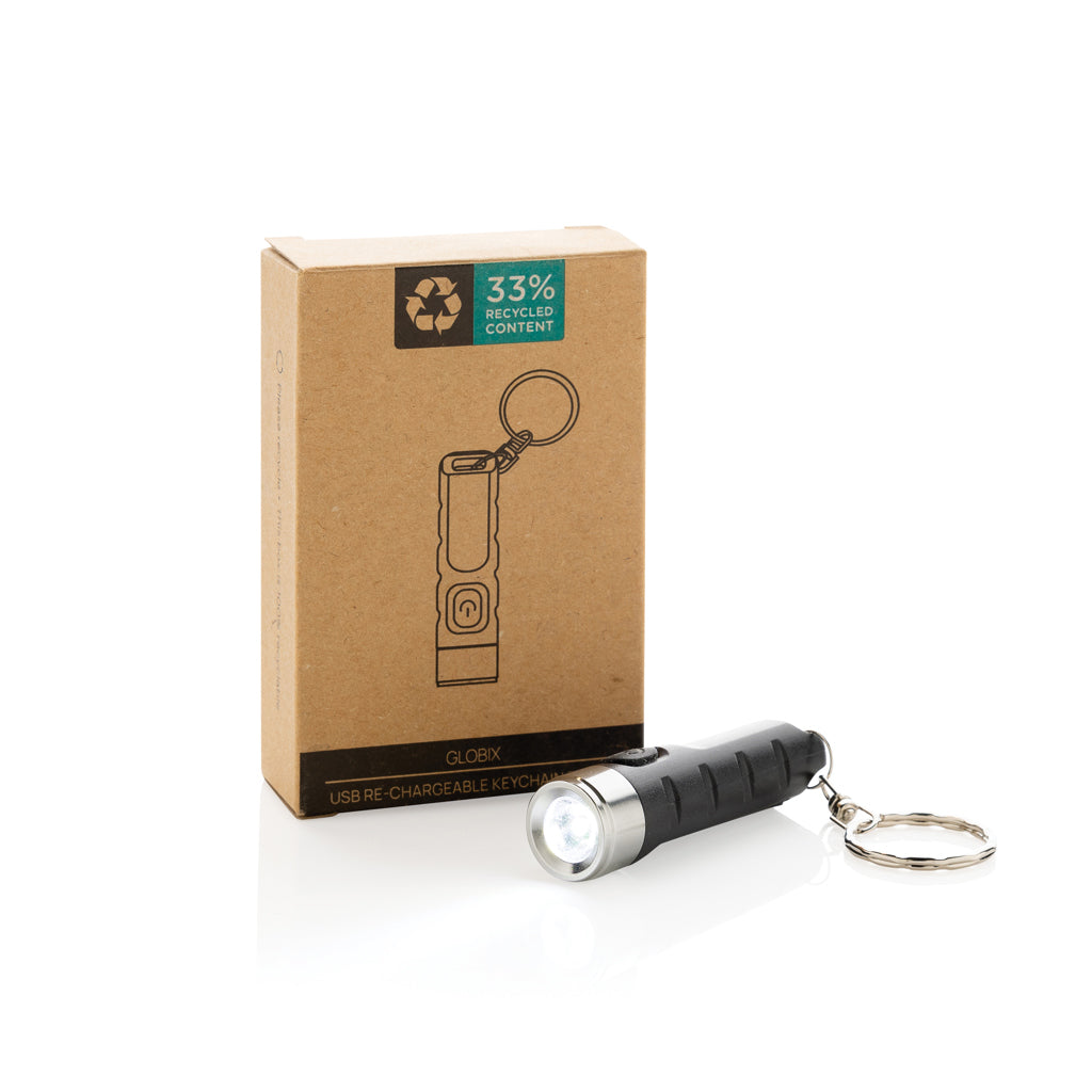 Linterna llavero recargable USB de