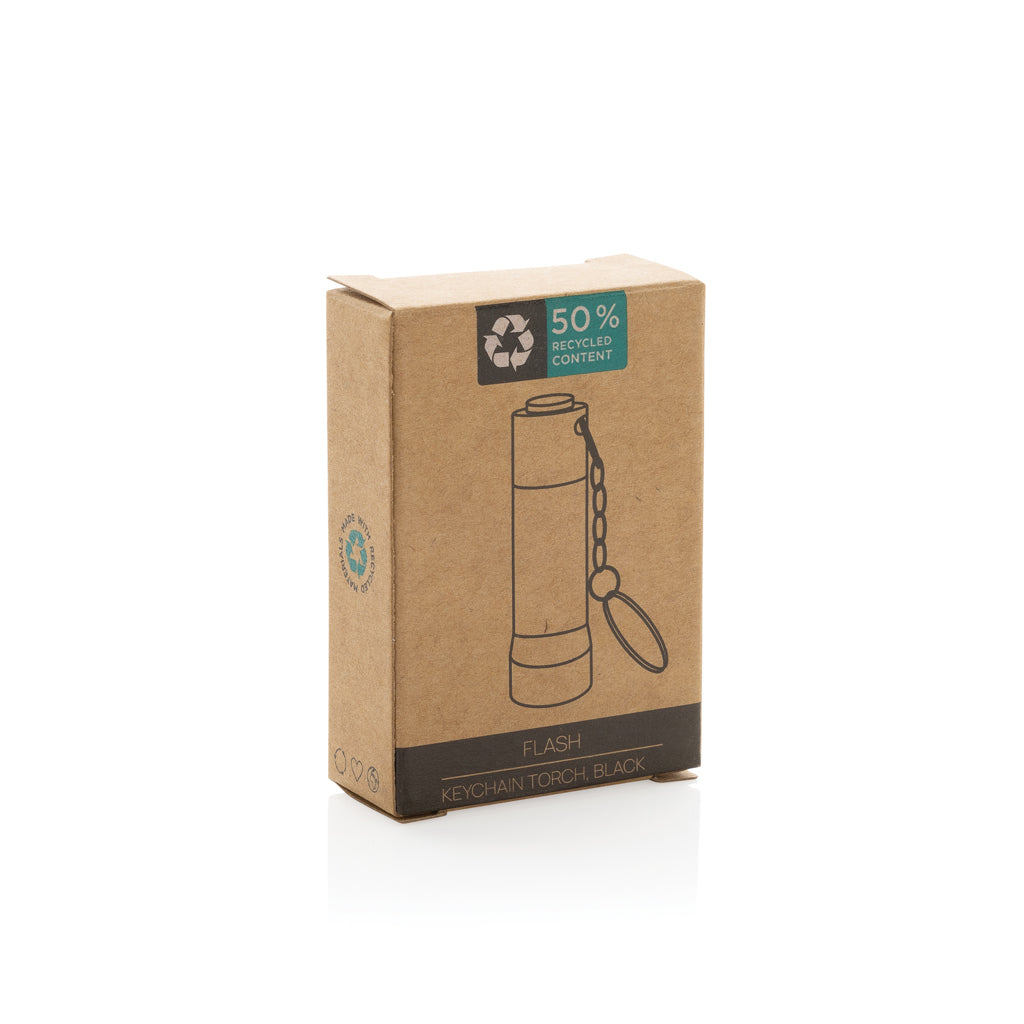 Linterna llavero de aluminio reciclado