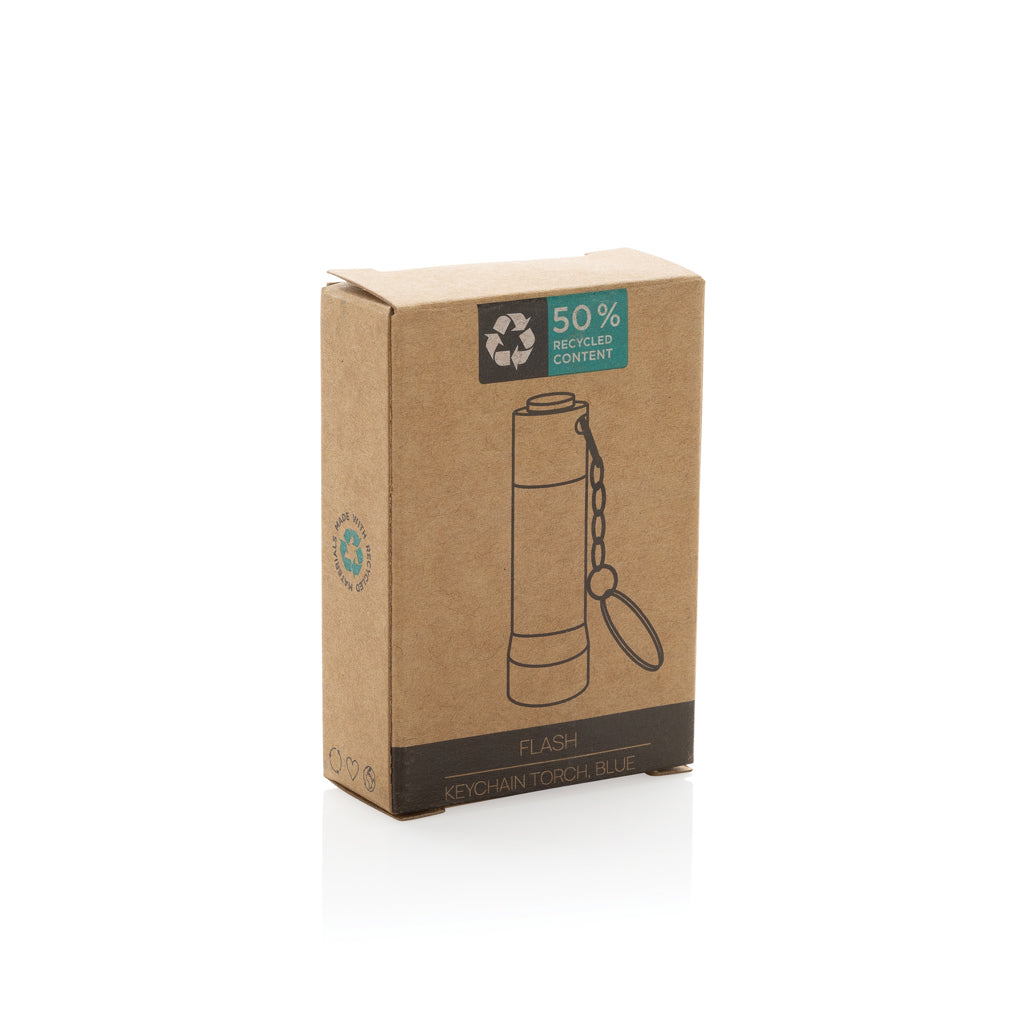 Linterna llavero de aluminio reciclado