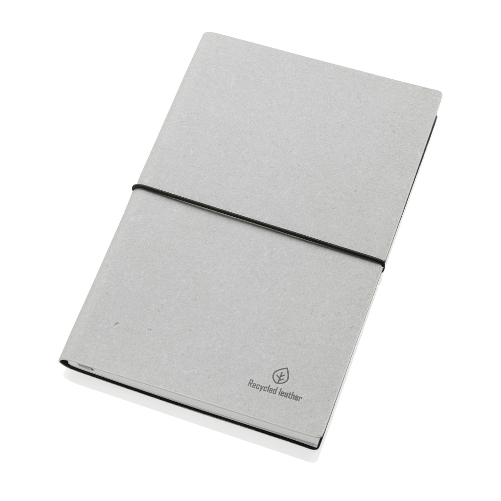 Libreta A5 de cuero reciclado
