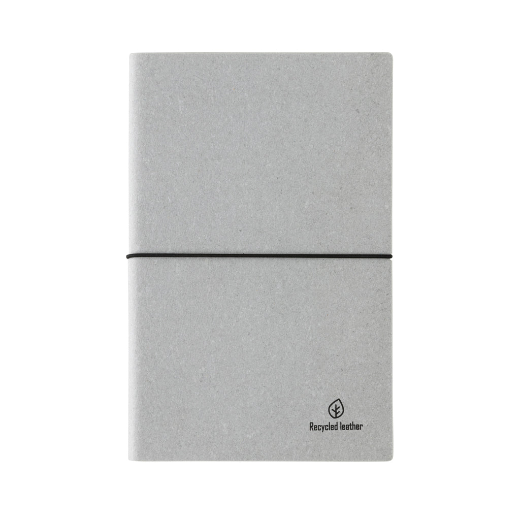 Libreta A5 de cuero reciclado