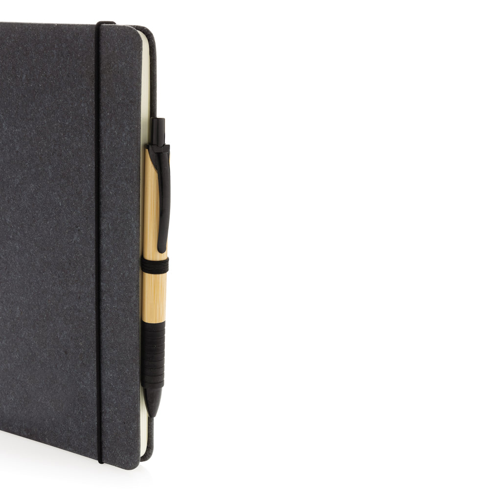 Libreta A5 de cuero reciclado