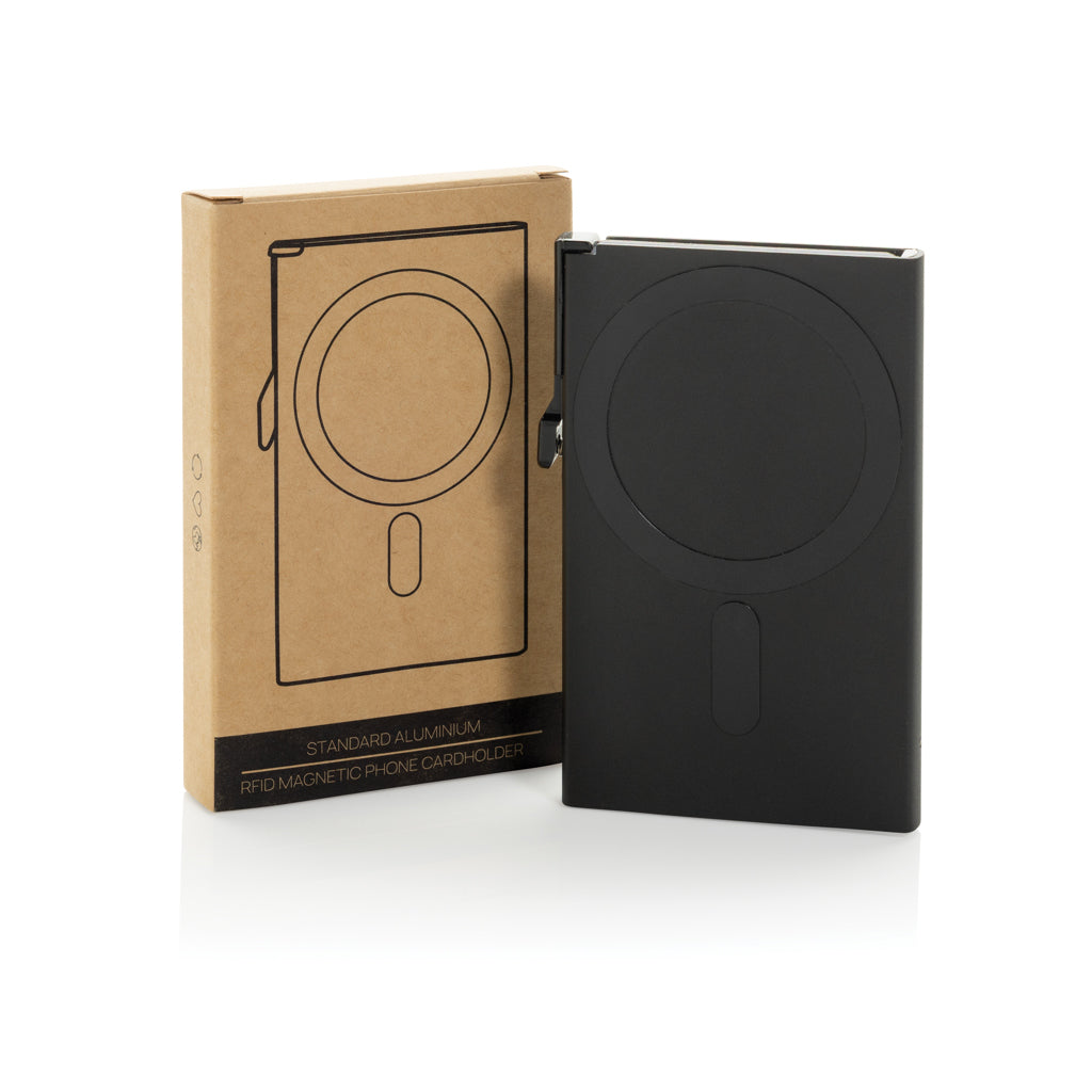 Tarjetero magnético RFID de aluminio
