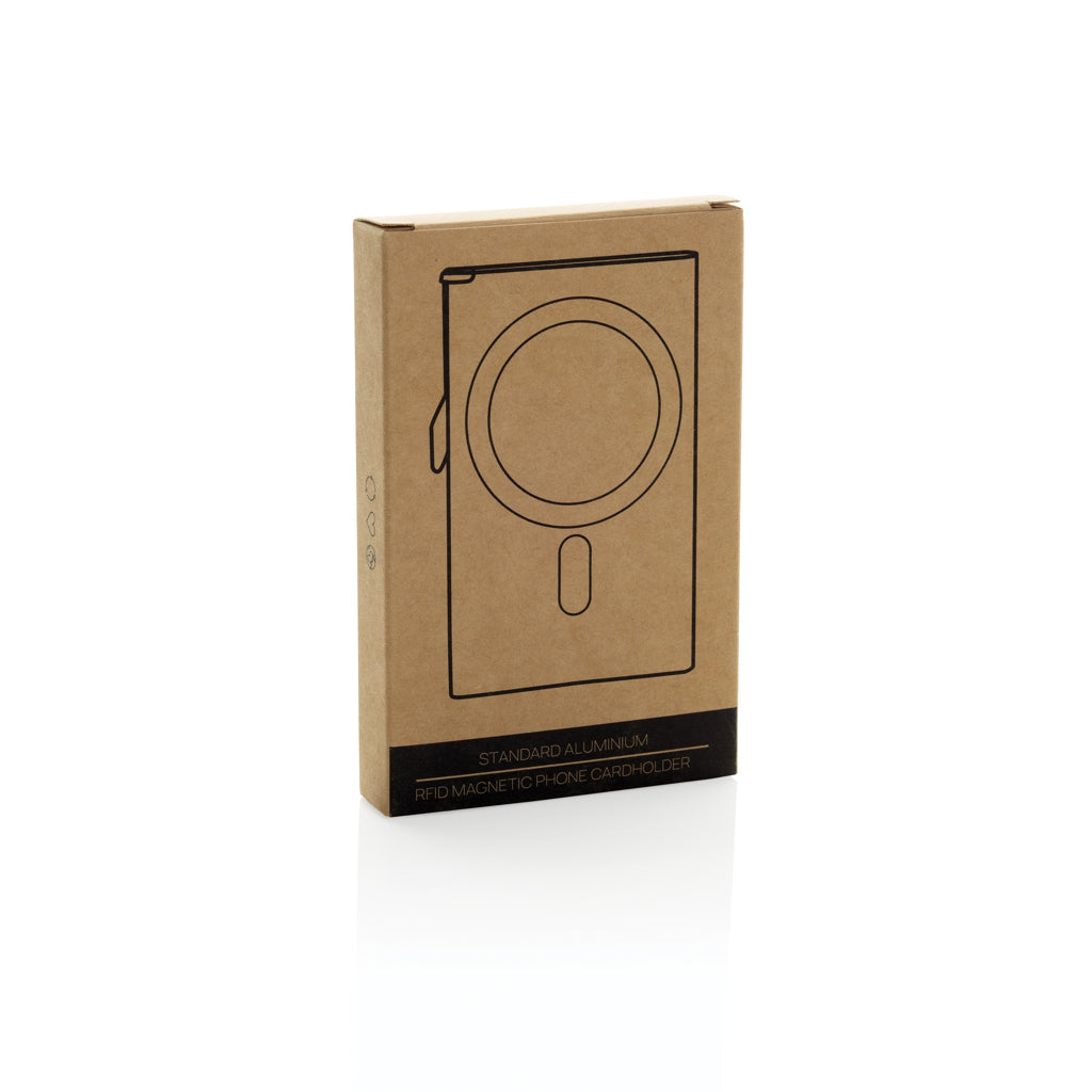 Tarjetero magnético RFID de aluminio