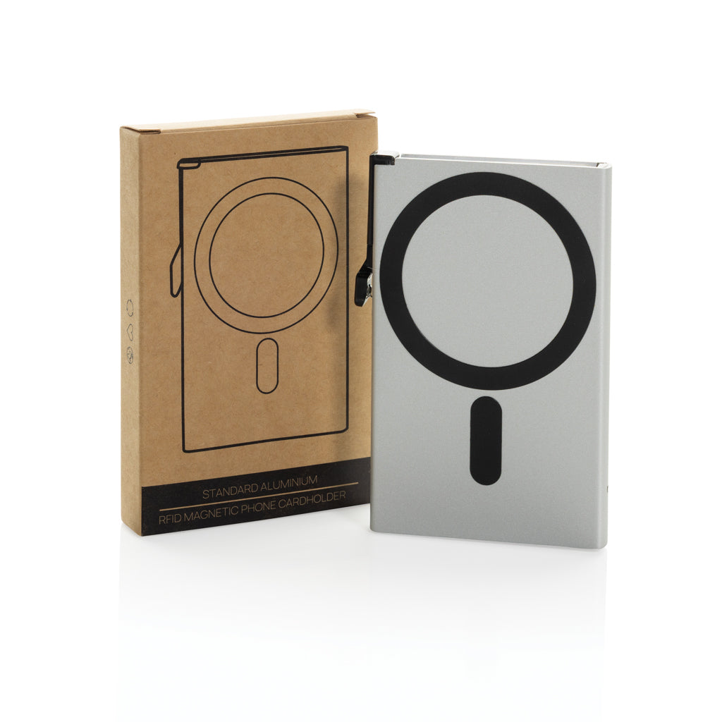 Tarjetero magnético RFID de aluminio
