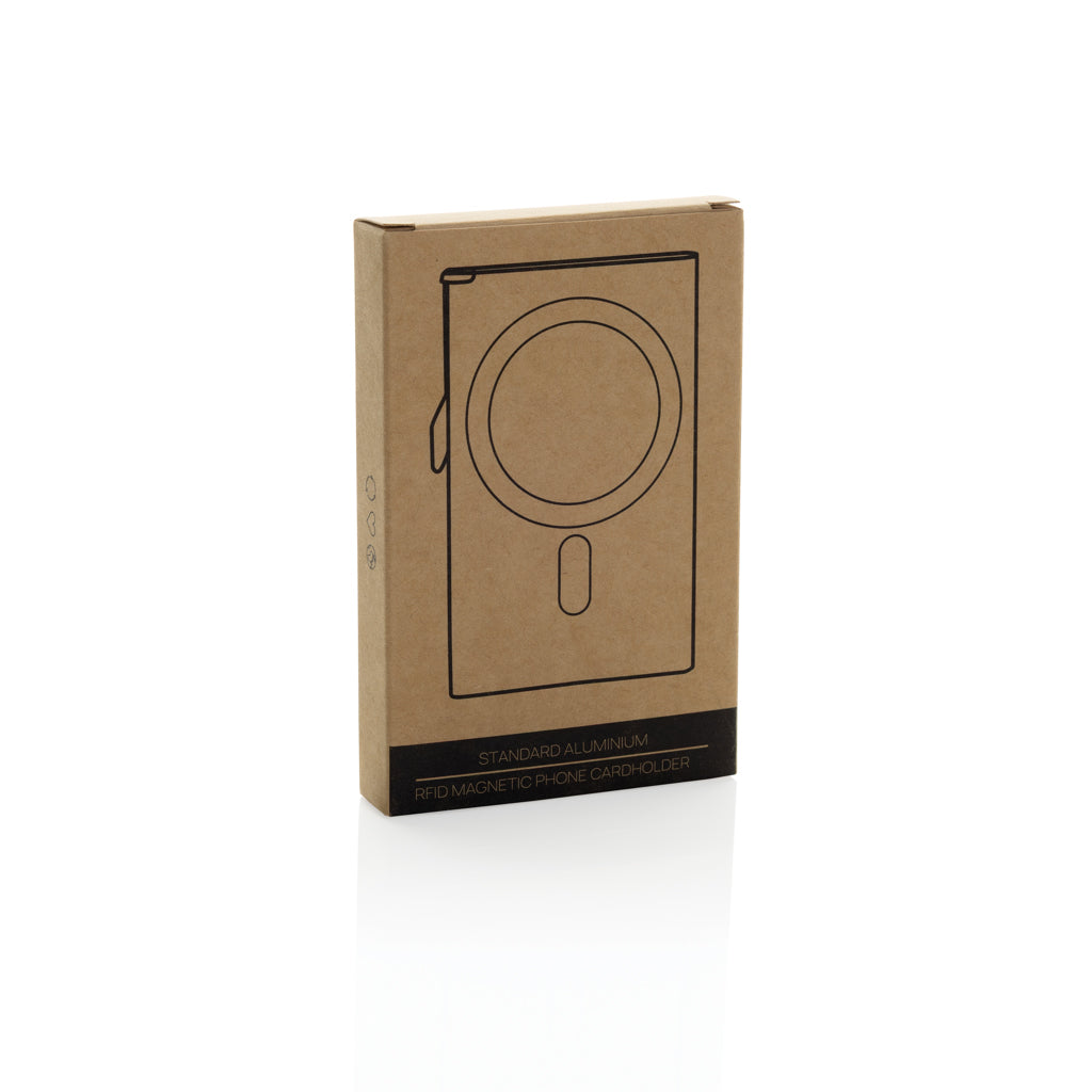 Tarjetero magnético RFID de aluminio