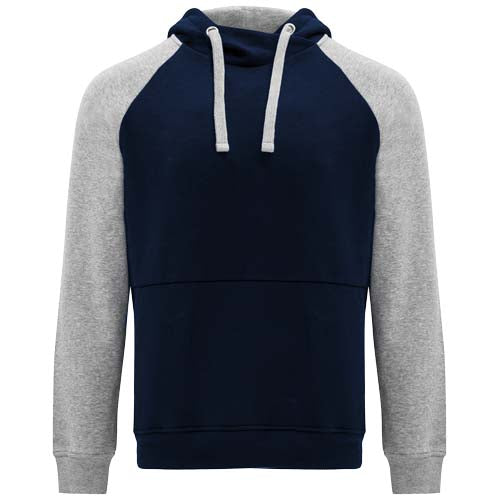 Sudadera con capucha bicolor unisex