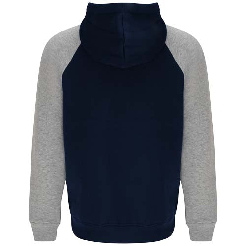 Sudadera con capucha bicolor unisex