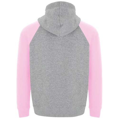 Sudadera con capucha bicolor unisex