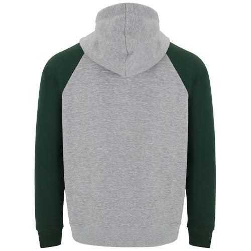 Sudadera con capucha bicolor unisex