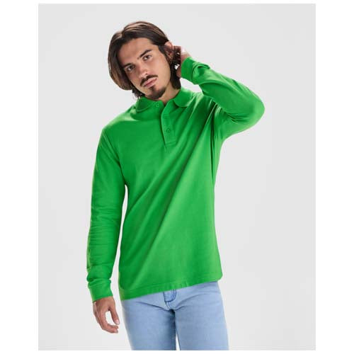 Polo de manga larga para