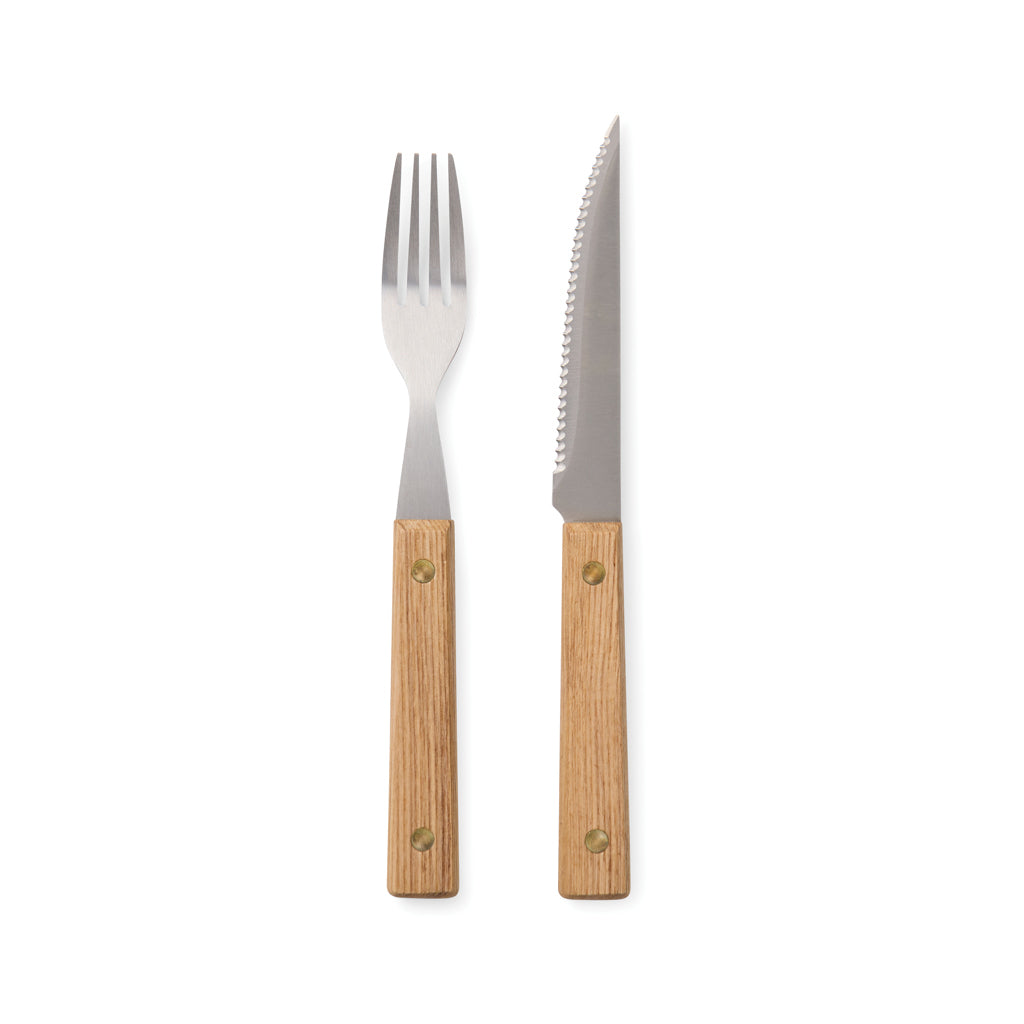 Set de cubiertos para barbacoa