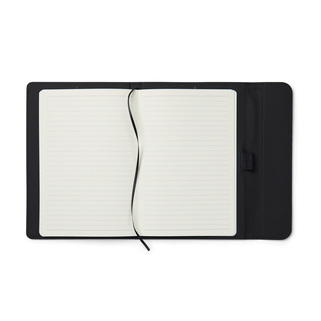 Cuaderno de PU y papel