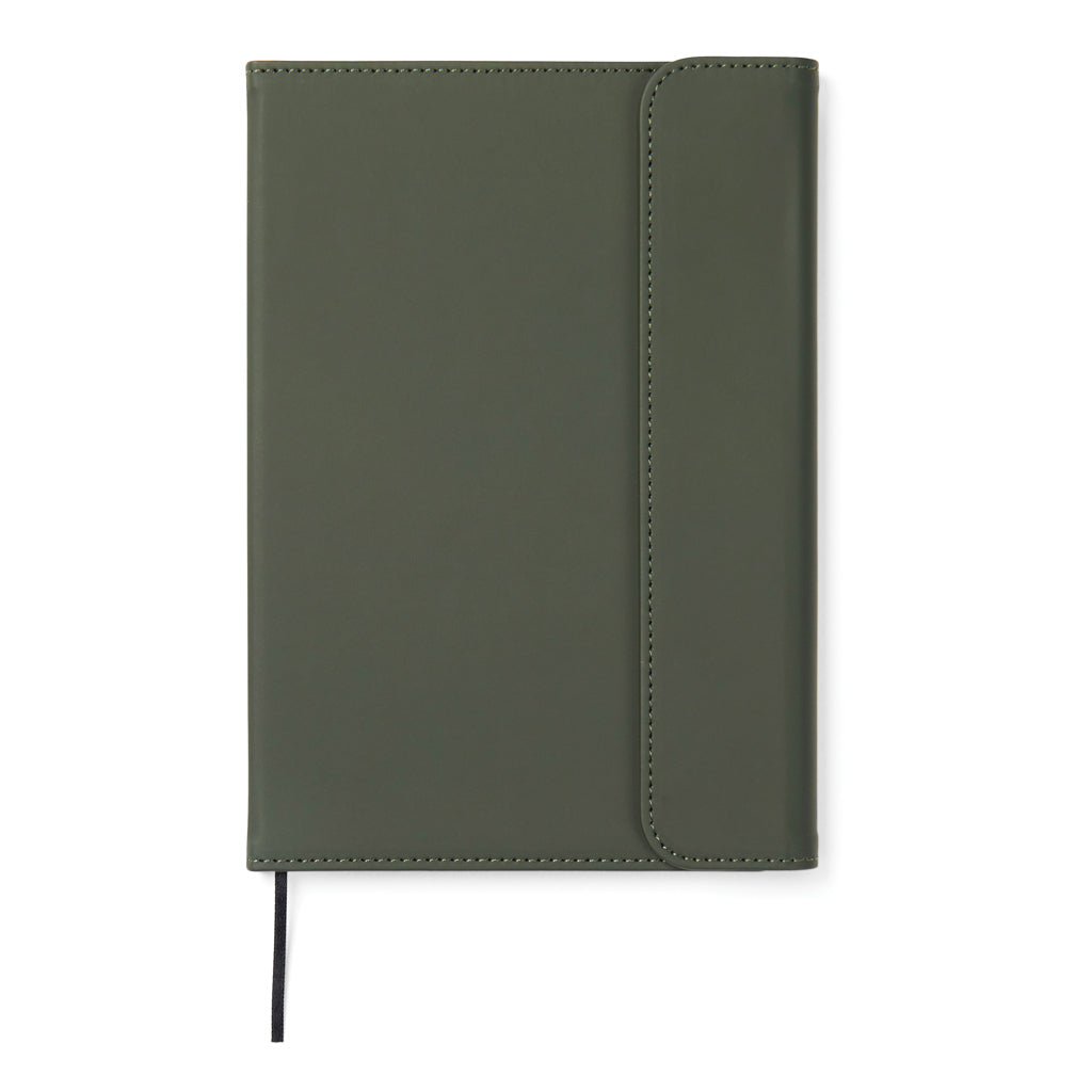 Cuaderno de PU y papel
