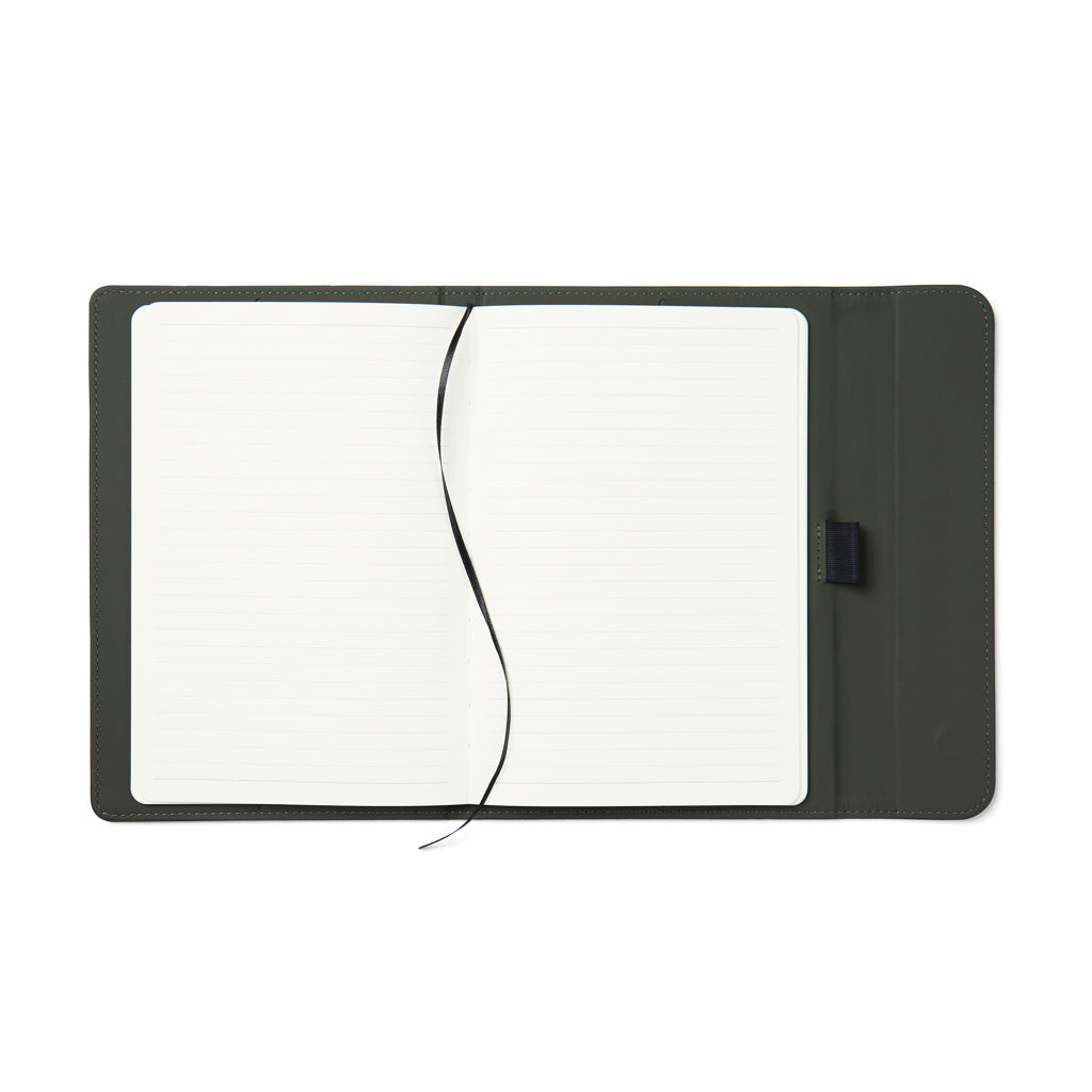 Cuaderno de PU y papel