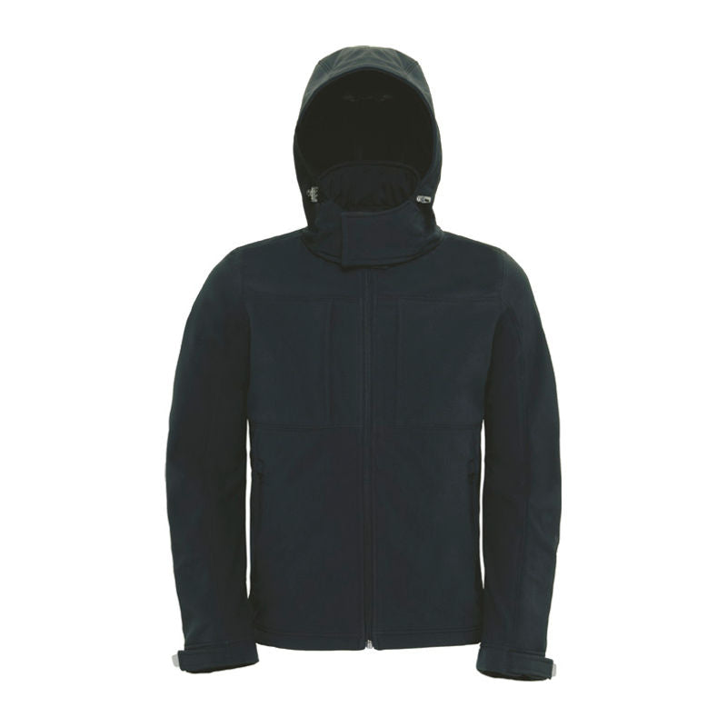 Chaqueta softshell con capucha para hombre