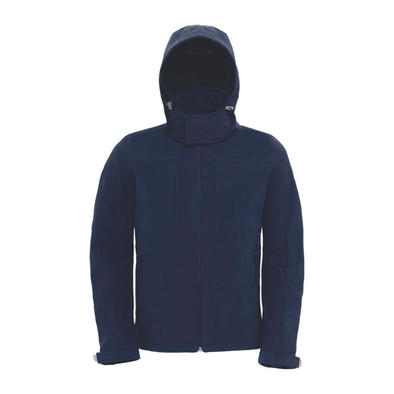 Chaqueta softshell con capucha para hombre