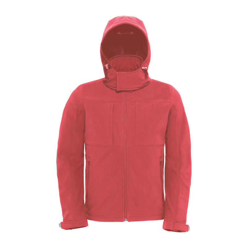 Chaqueta softshell con capucha para hombre