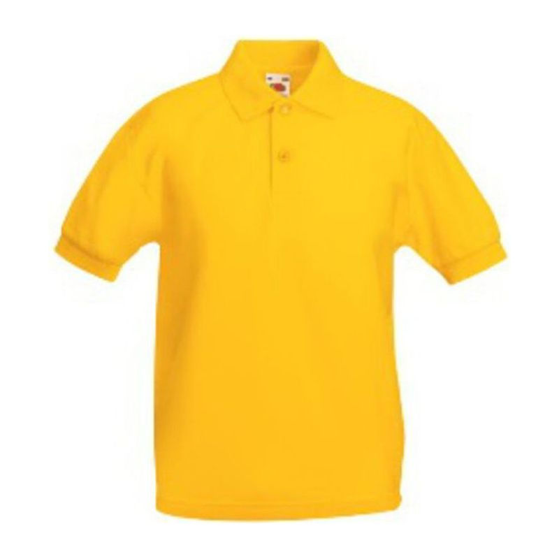 Polo Infantil 65/35 - Amarillo