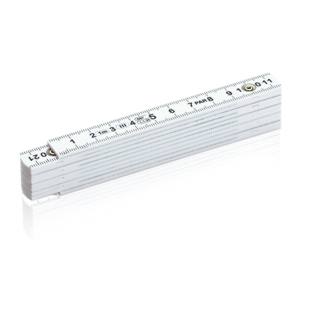 Regla plegable de fibra de