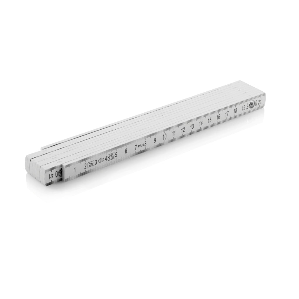Regla plegable de fibra de